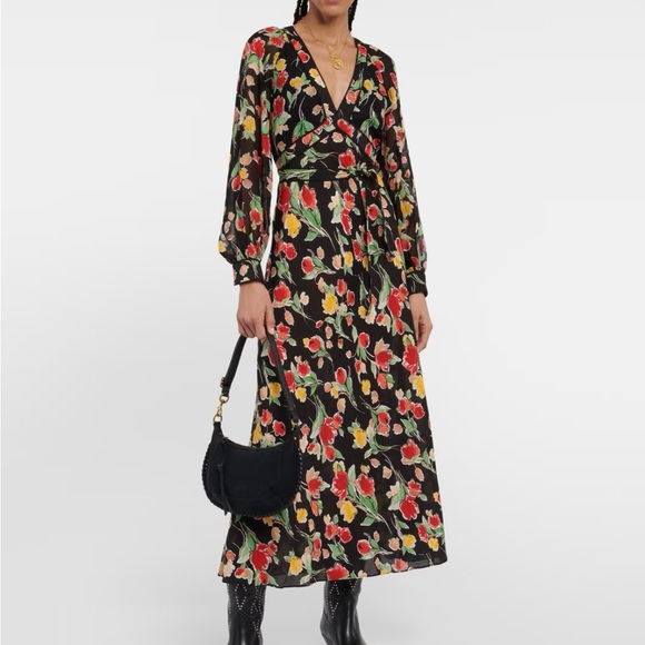 RIXO Ayla floral midi dress - Picture 6 of 8